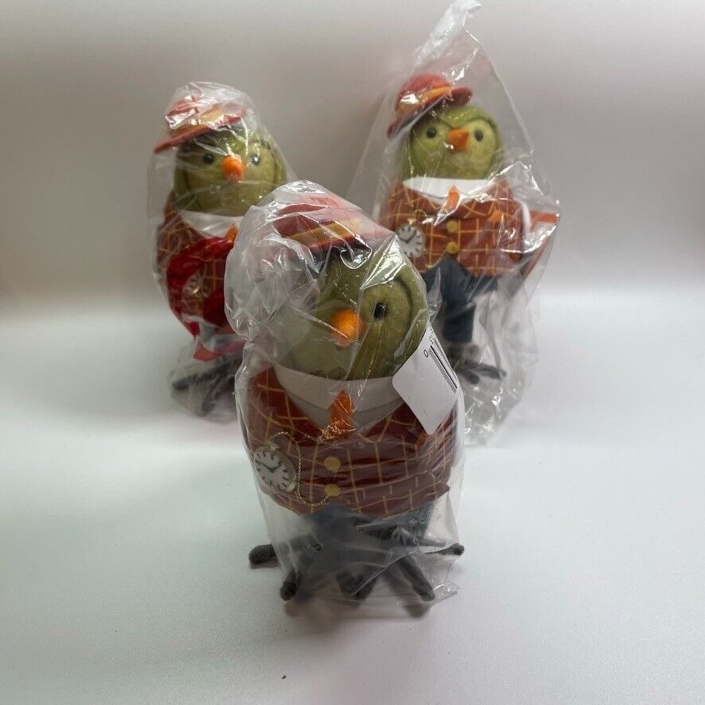 3 X Fall‎ Harvest Featherly Friends Oats Figurine Target 2023 Hyde & Eek! NWT
